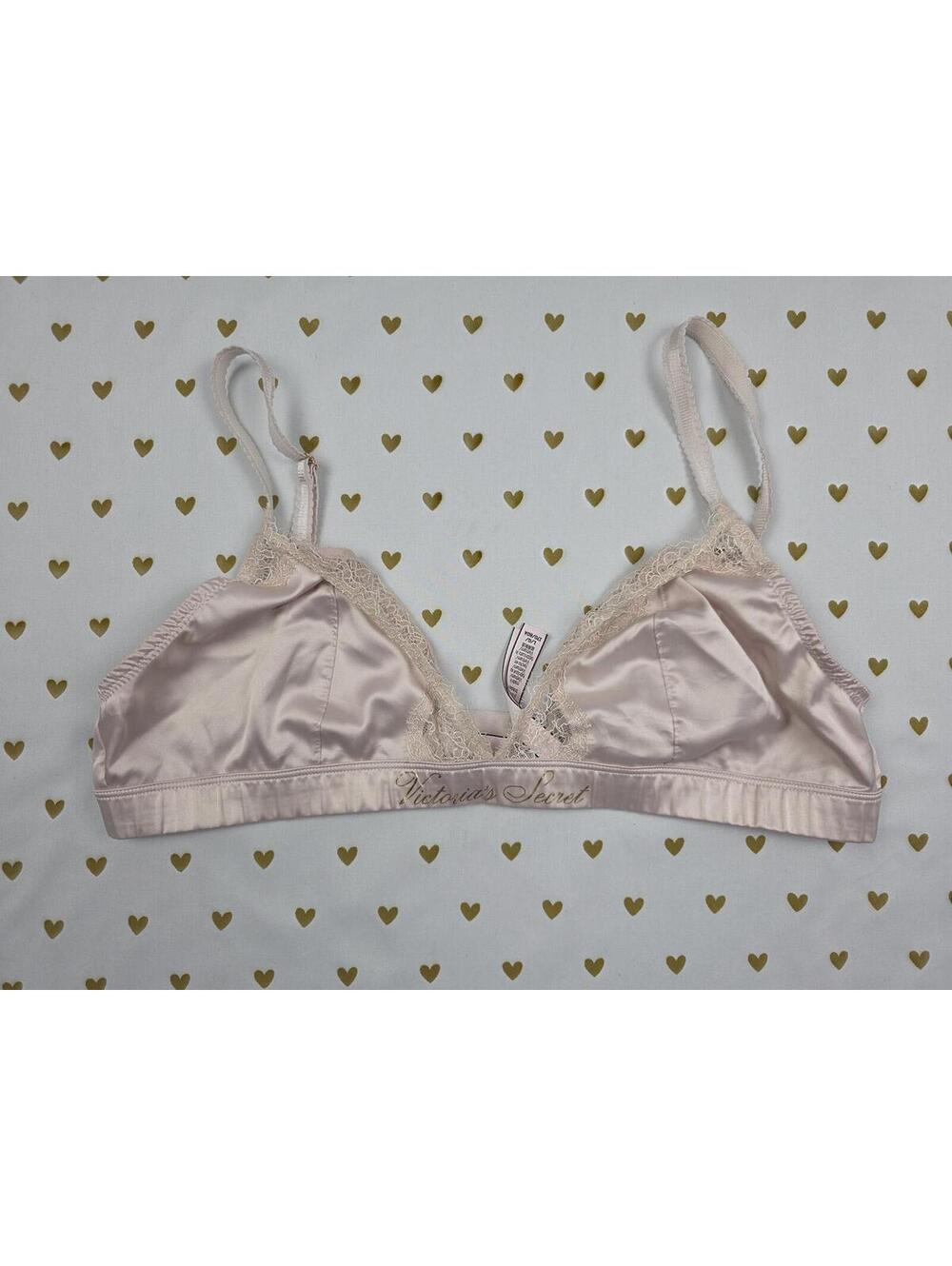 Victorias Secret Satin Sexy Large Lounge Bralette Bra Top Tank